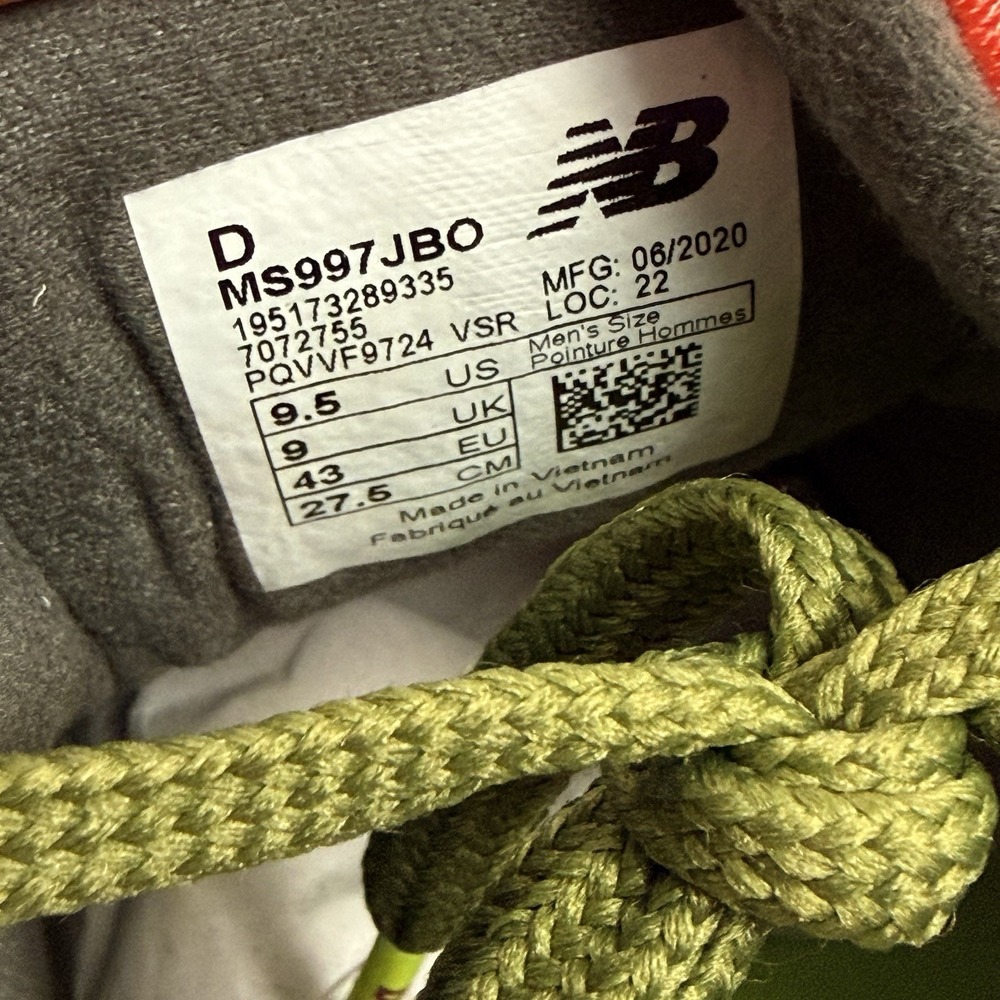 New Balance Bodega x 997S Better Days Men's Sneakers Size 9.5 Beige Red Purple - Picture 13 of 14